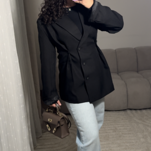 Blazer noir cintré 4